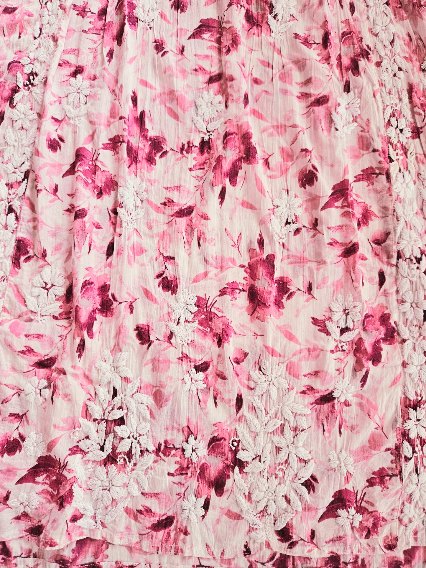 Izhaar Printed Kurti (Pink)