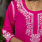 Hania Magenta Cotton Kurta