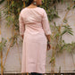 Inaya Pink Cotton Chikankari Kurta