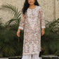 Aashna Mulmul Printed Chikankari kurti (Gray)