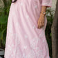 Samaira Pink Cotton Chikankari Kurta